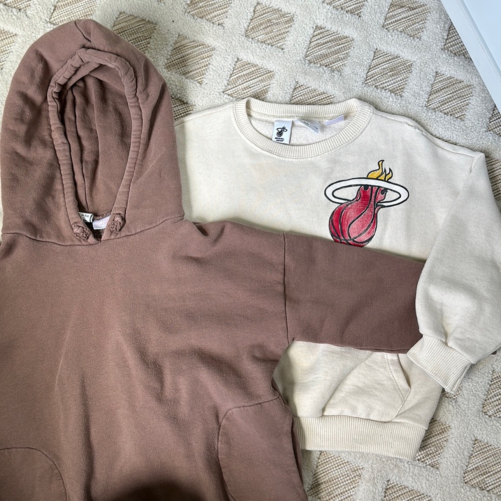 Zara sweatshirts